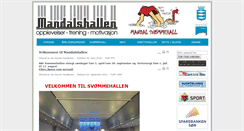 Desktop Screenshot of mandalshallen.no